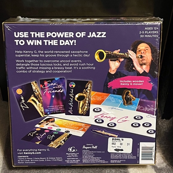 ❌SOLD❌ Never Opened: Kenny G Keepin’ It Saxy Board Game - Picture 2 of 2